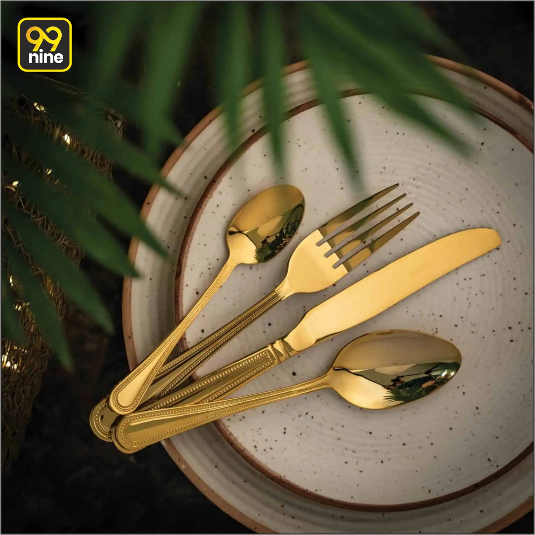 DESSERT FORK SET OF 6PCS GOLD