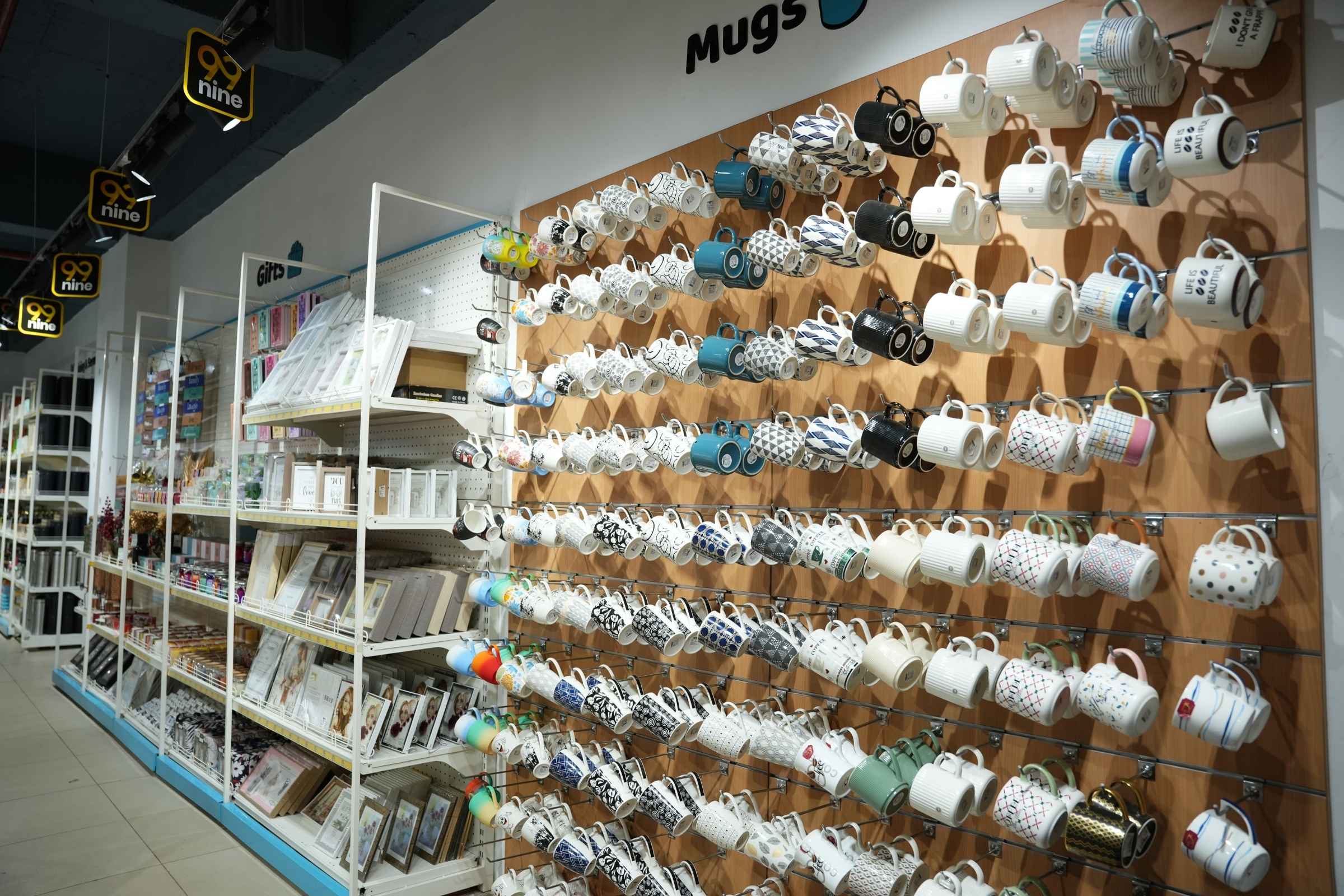99nine store cup displayed